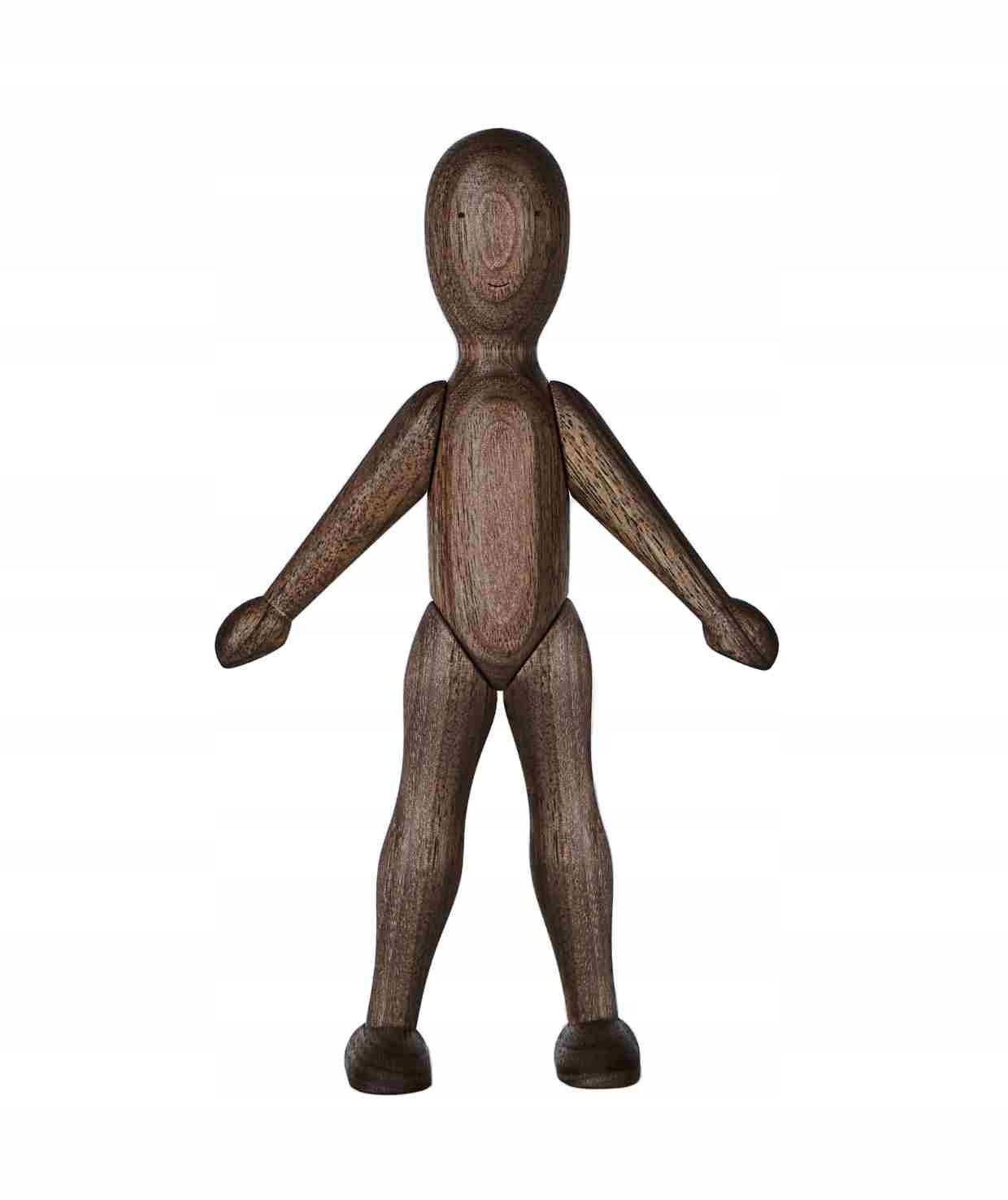 Dřevěný příběh Dřevěná Lalka Ořechová s šaty