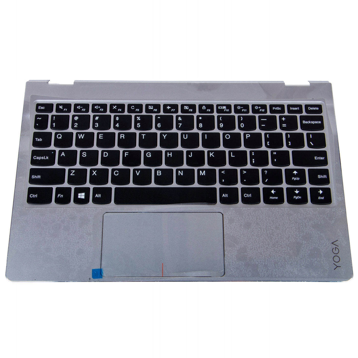 Palmrest klávesnice qwerty touchpad Lenovo IdeaPad Yoga 710 11 stříbrná nová