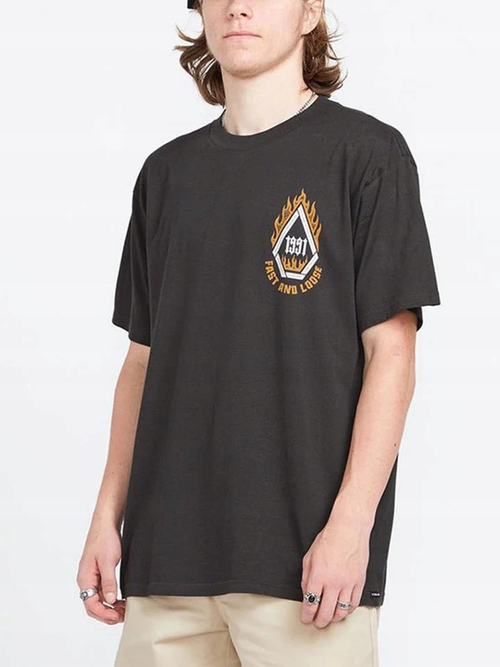 VOLCOM - Koszulka Męska &quot;Skate Vitals Fast N Loose Tshirt&quot; r.M