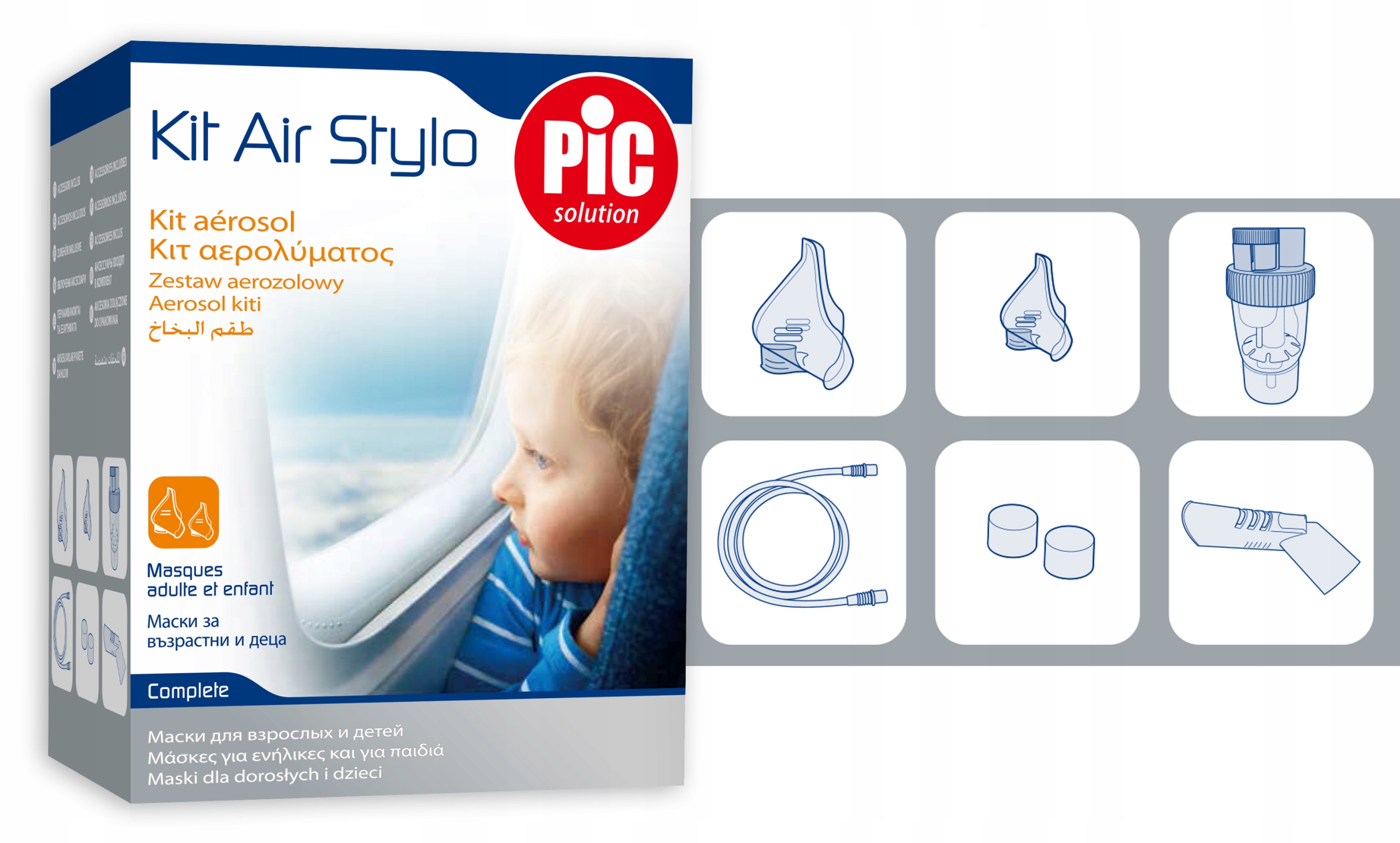 

Zestaw akcesoriów PiC Kit Air Stylo do inhalatora