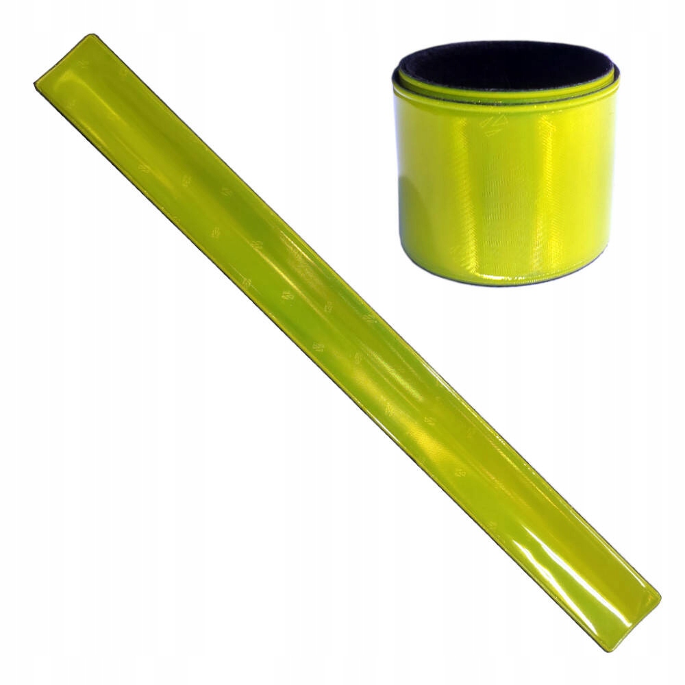 Opaska Odblaskowa Na Rękę Ksotkę Plecak Rower Żółta 40cm