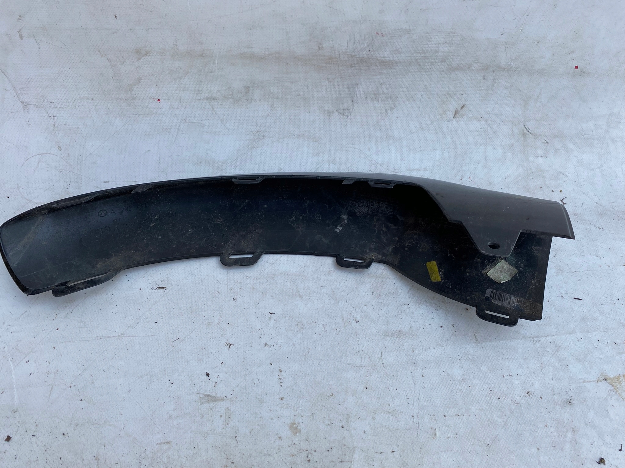 MERCEDES GLE GLS W292 AMG left moulding CHROM bumper front