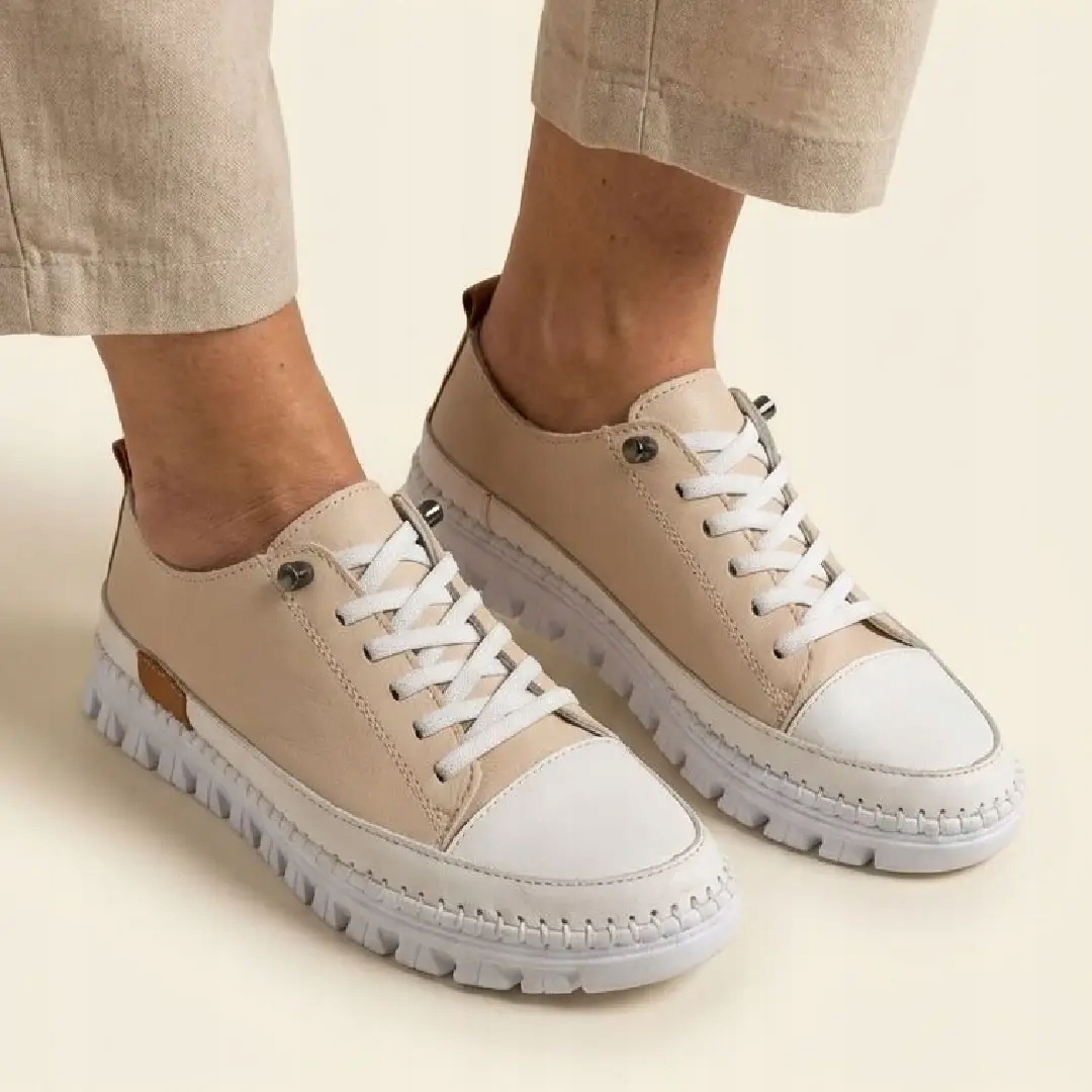 Dámské polobotky Artiker 58C3376 béžové 37, Béžová