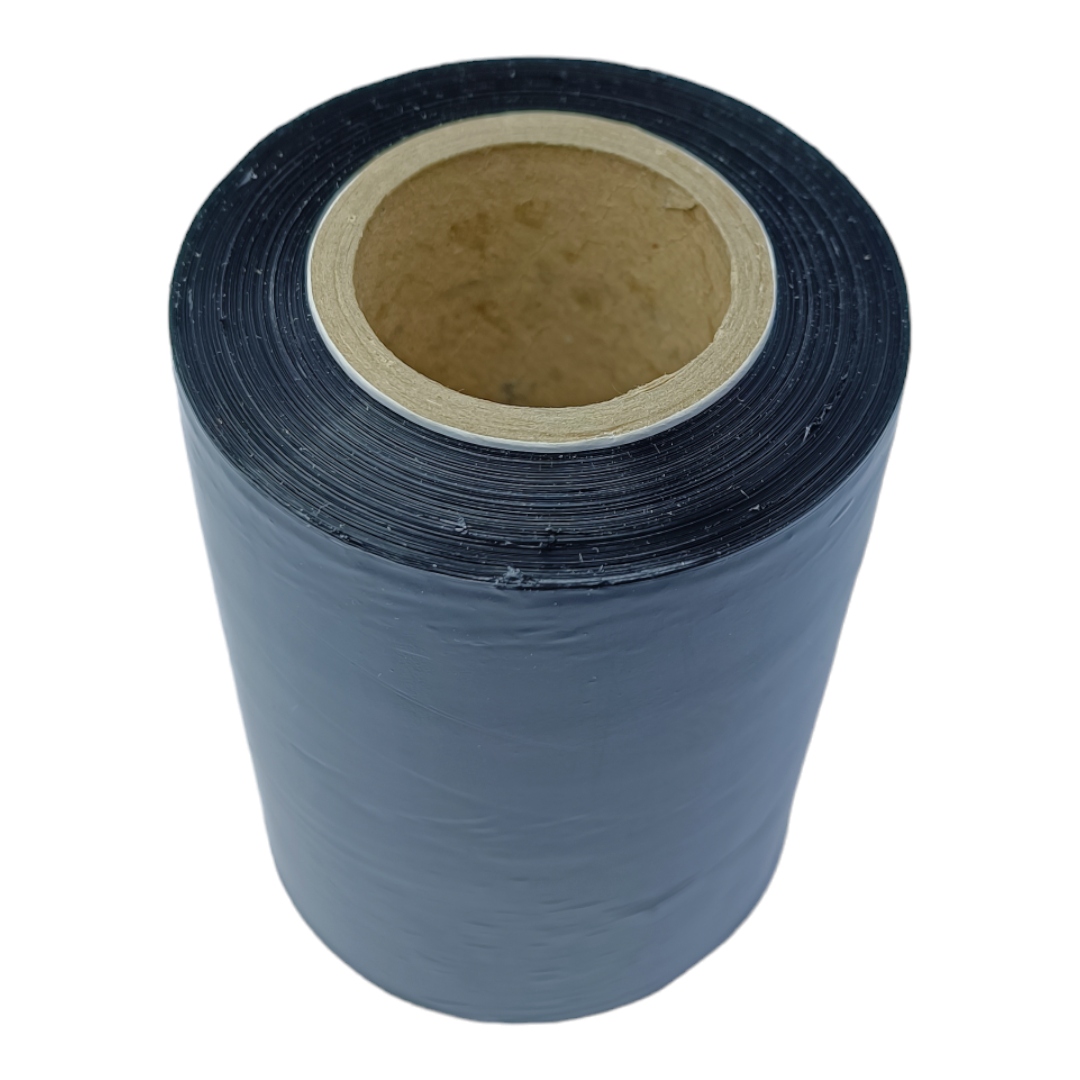 FOLIA RĘCZNA MINI WRAP ROLKA CZARNA 0,30 KG BRUTTO (10CM, FI38) Marka bez marki