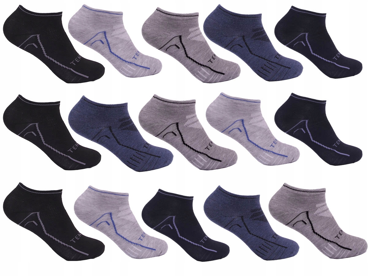 

15x Chłopięce Skarpetki Stopki Duży Zestaw 35-38