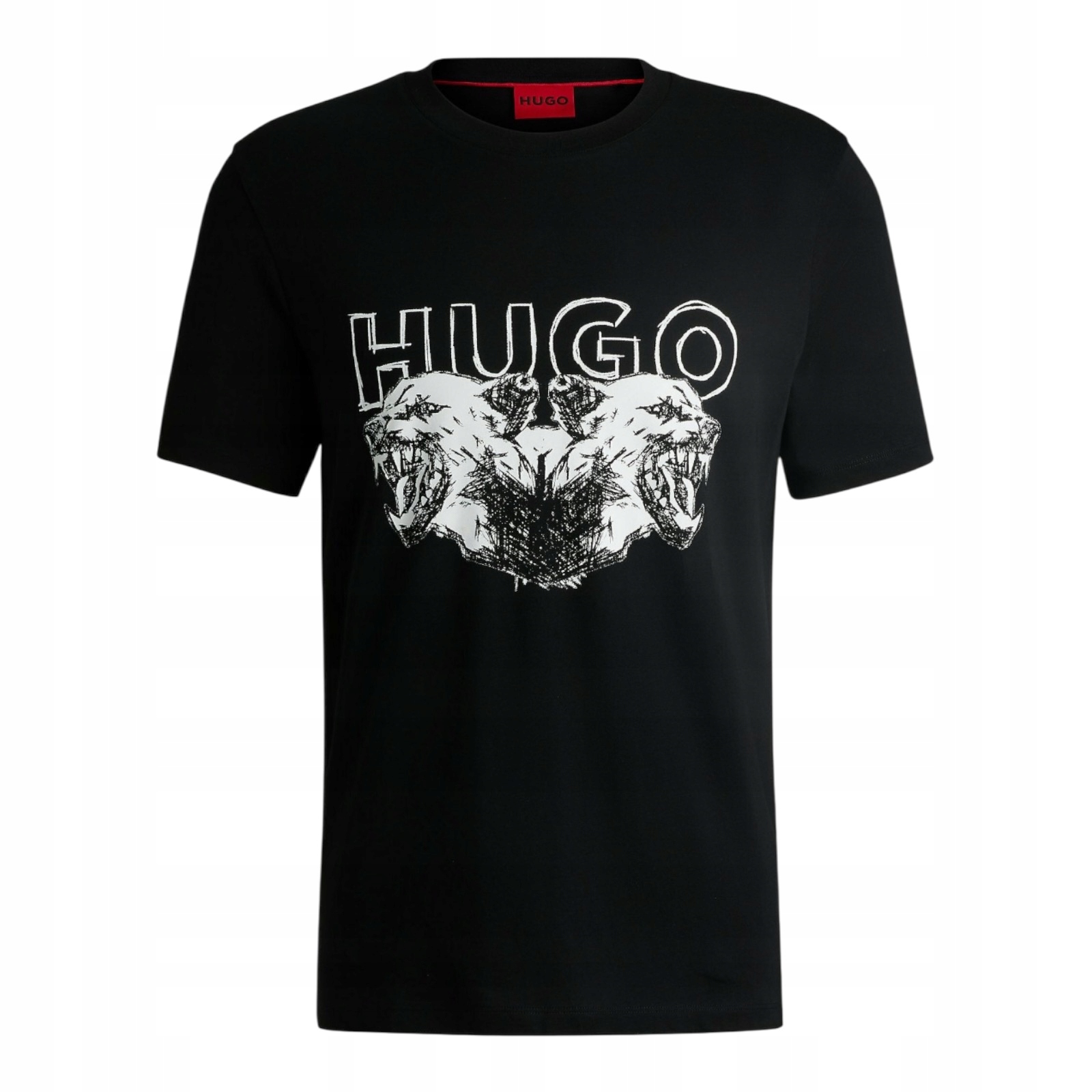 Pánské tričko Hugo 50538257 Durro Černá velikost M