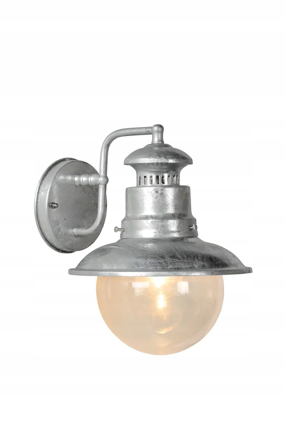 Venkovní nástěnná lampa Chrom IP44 Lucide E27 20W Figo Lucide