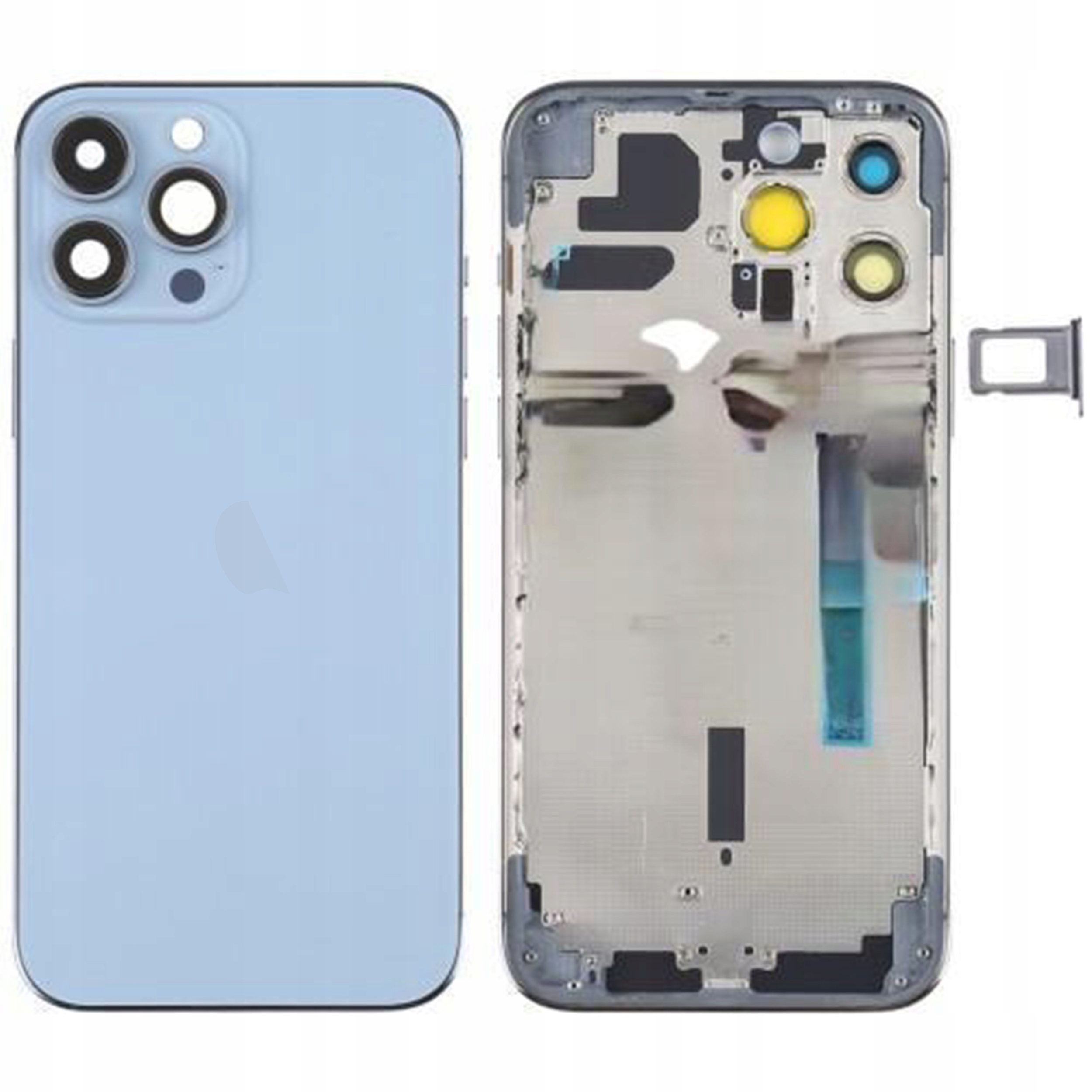 Obudowa kompletna do Apple iPhone 13 Pro Max niebieski korpus