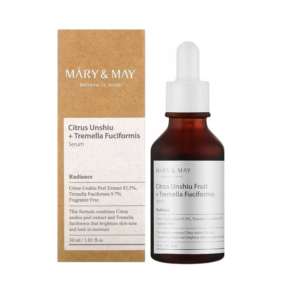 Sérum Mary&May Citrus Unshiu Tremella Fuciformis, 30 ml