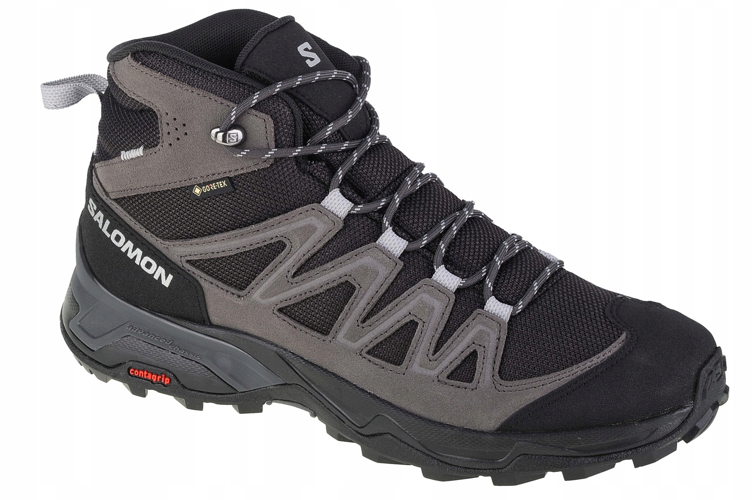 Salomon X Ward Leather MID Gtx (43 1/3) Pánské semišové trekové boty