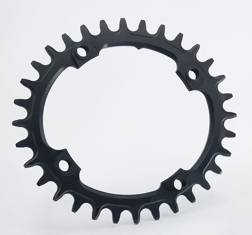 Zębatka Garbaruk 104 Bcd Oval 32T Czarna