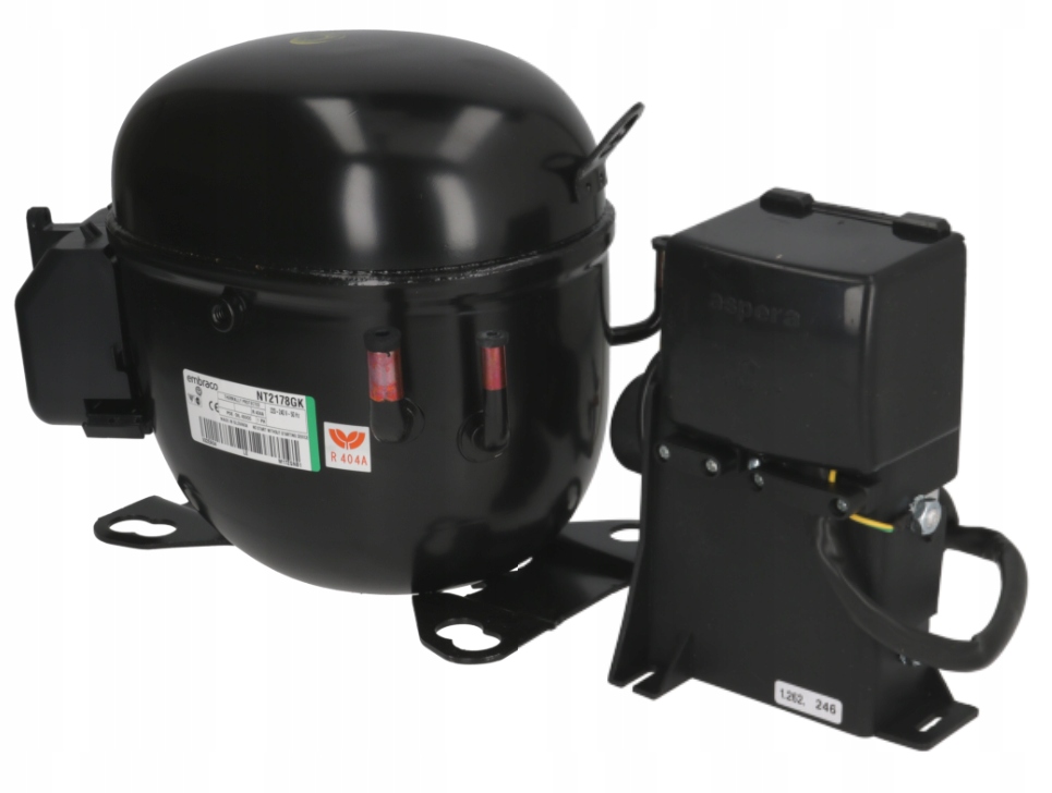 SPRĘŻARKA EMBRACO ASPERA NT2178GK R-404a R507 NOWA Kod producenta NT2178GK