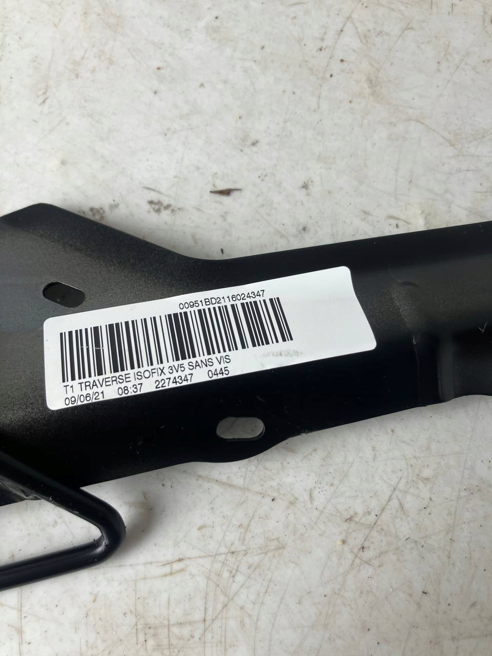 Halter ISOFIX träger KANAPY heck CITROEN C4 III 2274347
