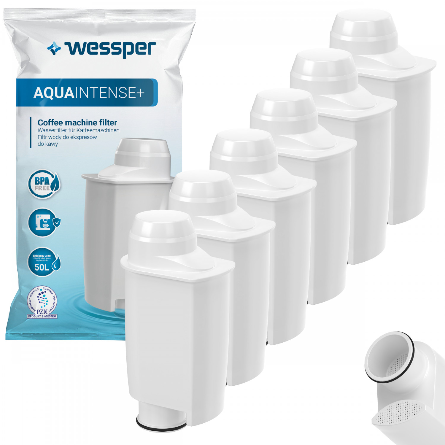 

6x Filtr do Ekspresu Saeco Brita Zamiennik CA6702