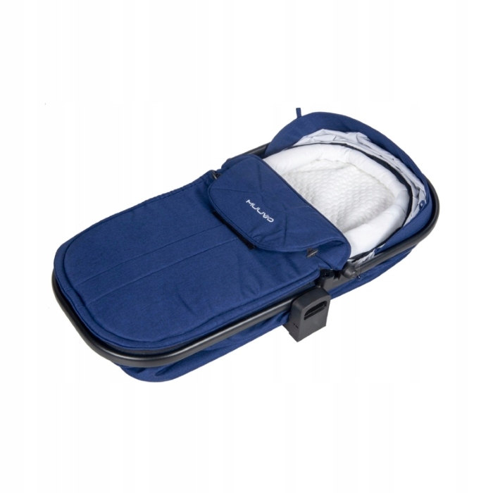 MUUVO SLICK GONDOLA XL DLA NIEMOWLAKA DO WÓZKA SPACEROWEGO +MOSKITIERA GREY Model Slick