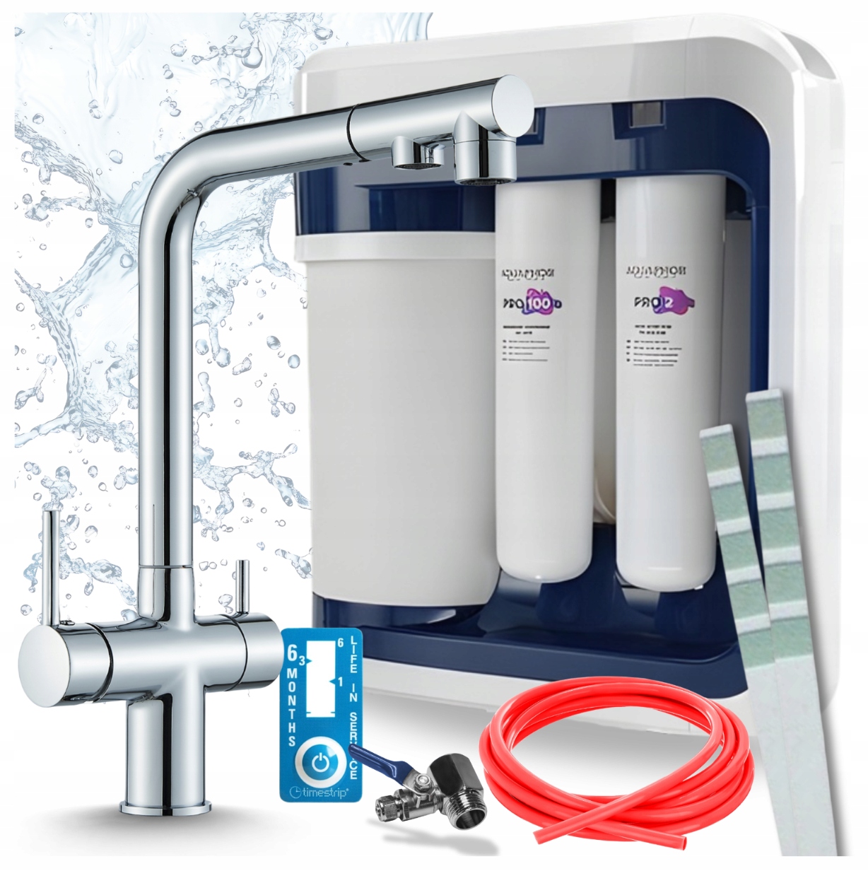 Stojící Kuchyňská Baterie A Filtr Reverzní Osmózy Aquaphor Ro 202S Pro Pzh