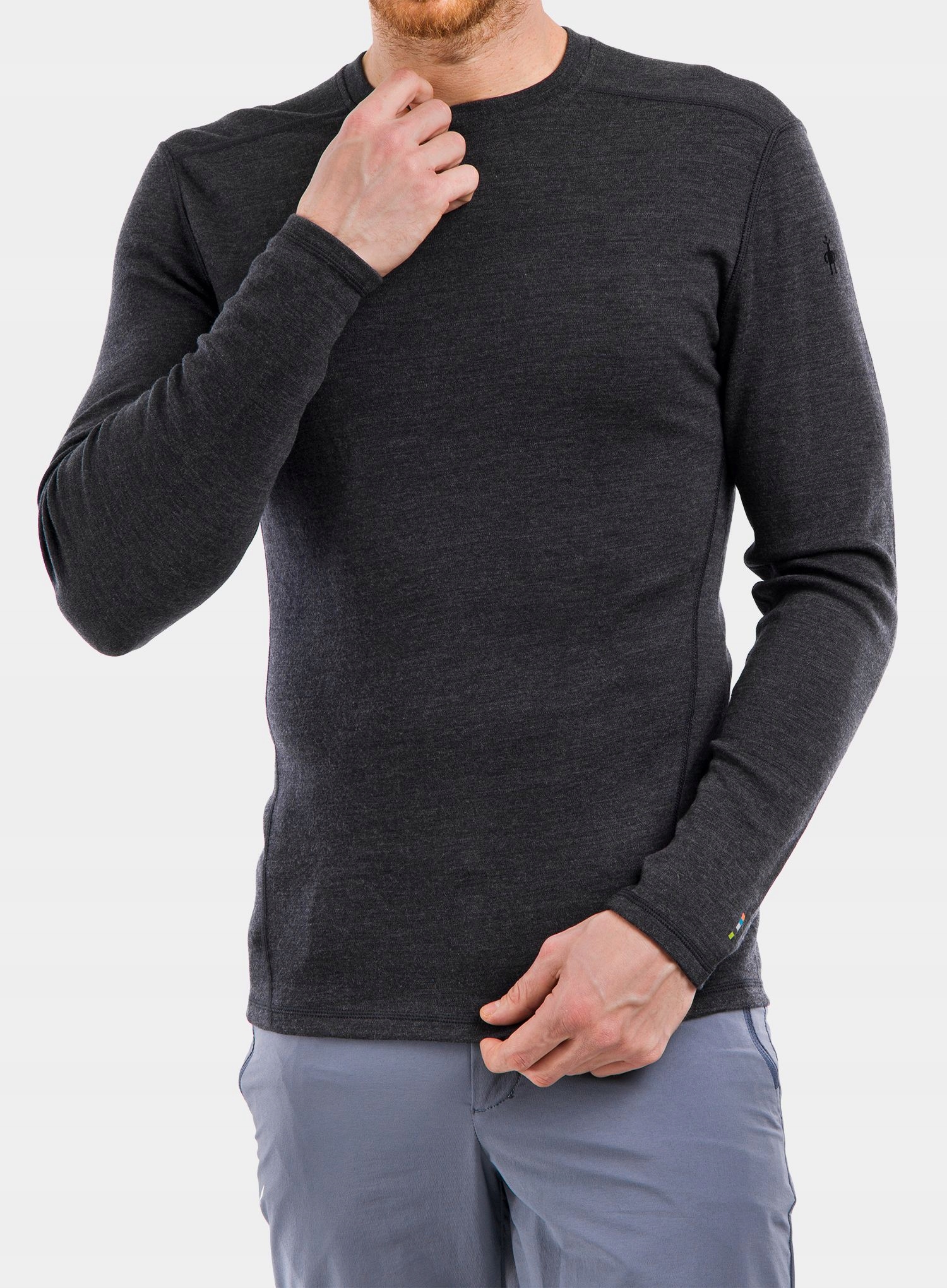 Bluza męska Smartwool Classic Thermal Merino Base Layer Crew char. L