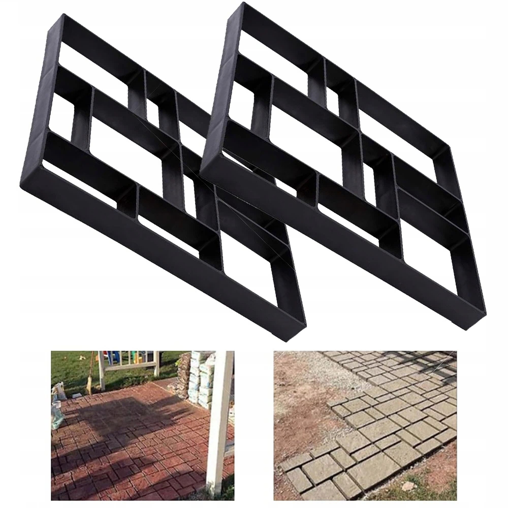 Šablona Na Chodník Forma Na Betonu Kočičí Hlavy Rozměry 45X40 CM 2 Kusy