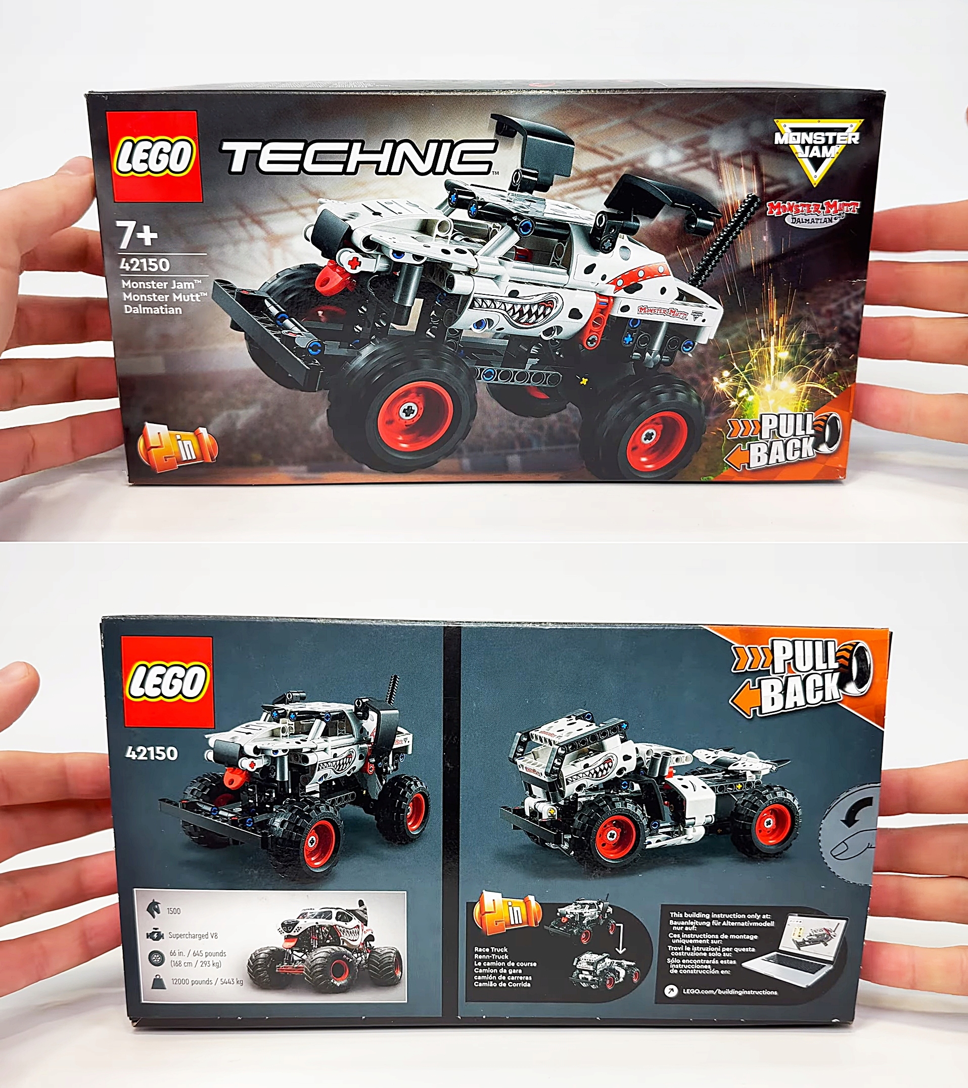 LEGO TECHNIC MONSTER JAM MUTT DALMATIAN 42150 DALMATYŃCZYK PIES KLOCKI 24H Certyfikaty, opinie, atesty CE