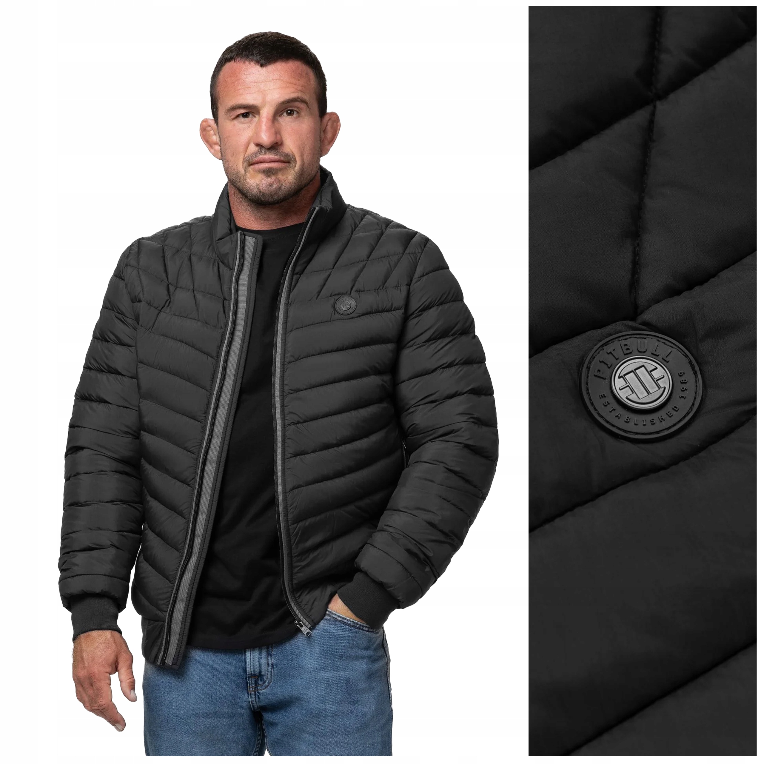 Zimní bunda Pit Bull prošívaná „naylor“ vel. 3XL černá