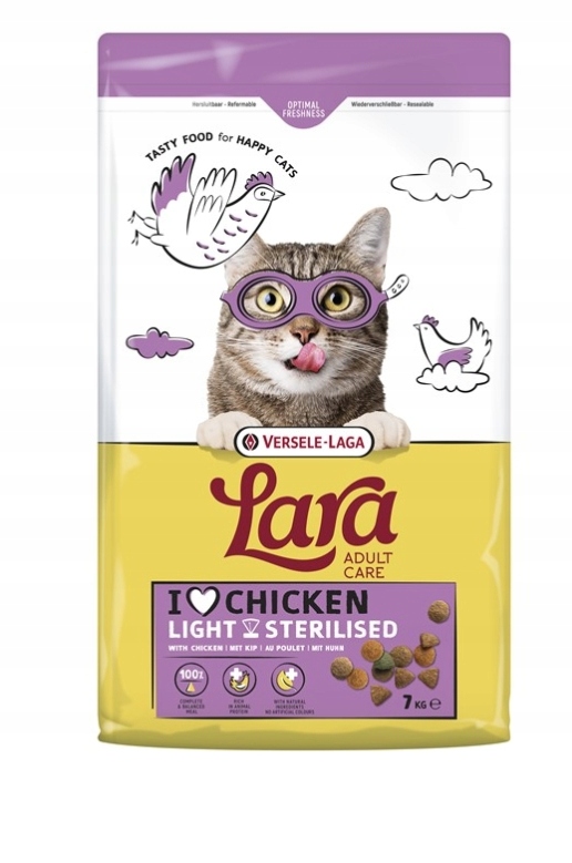 Levně VL-Lara Adult Light Sterilized 7 kg – krmivo pro sterilizované kočky