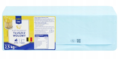 Hovězí tuk hovězí lůj belgické hranolky 2,5kg