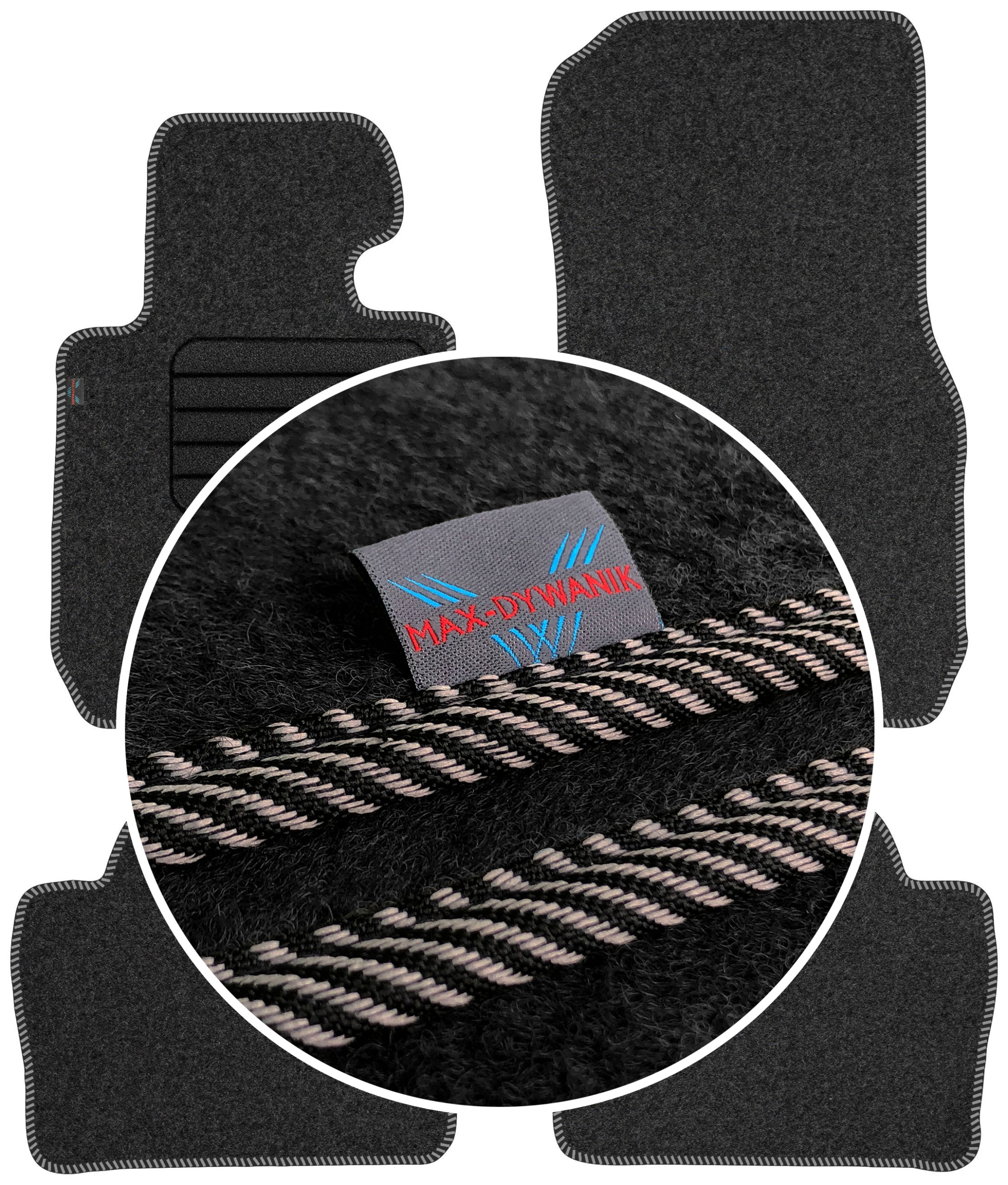 Bmw 3 F30 F31 2012-2018 Koberce do auta