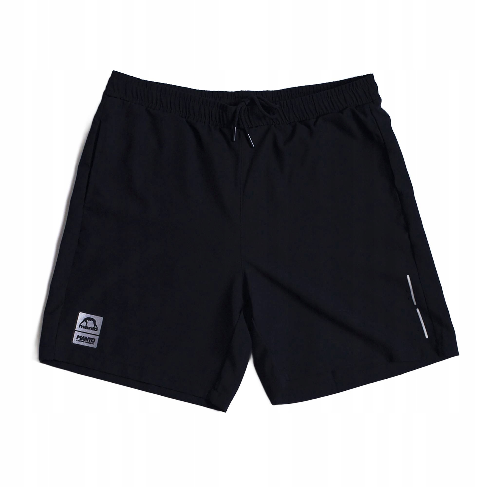 Manto Spodenki Treningowe Pulse Czarne Mma Siłownia Trening Sportowe L