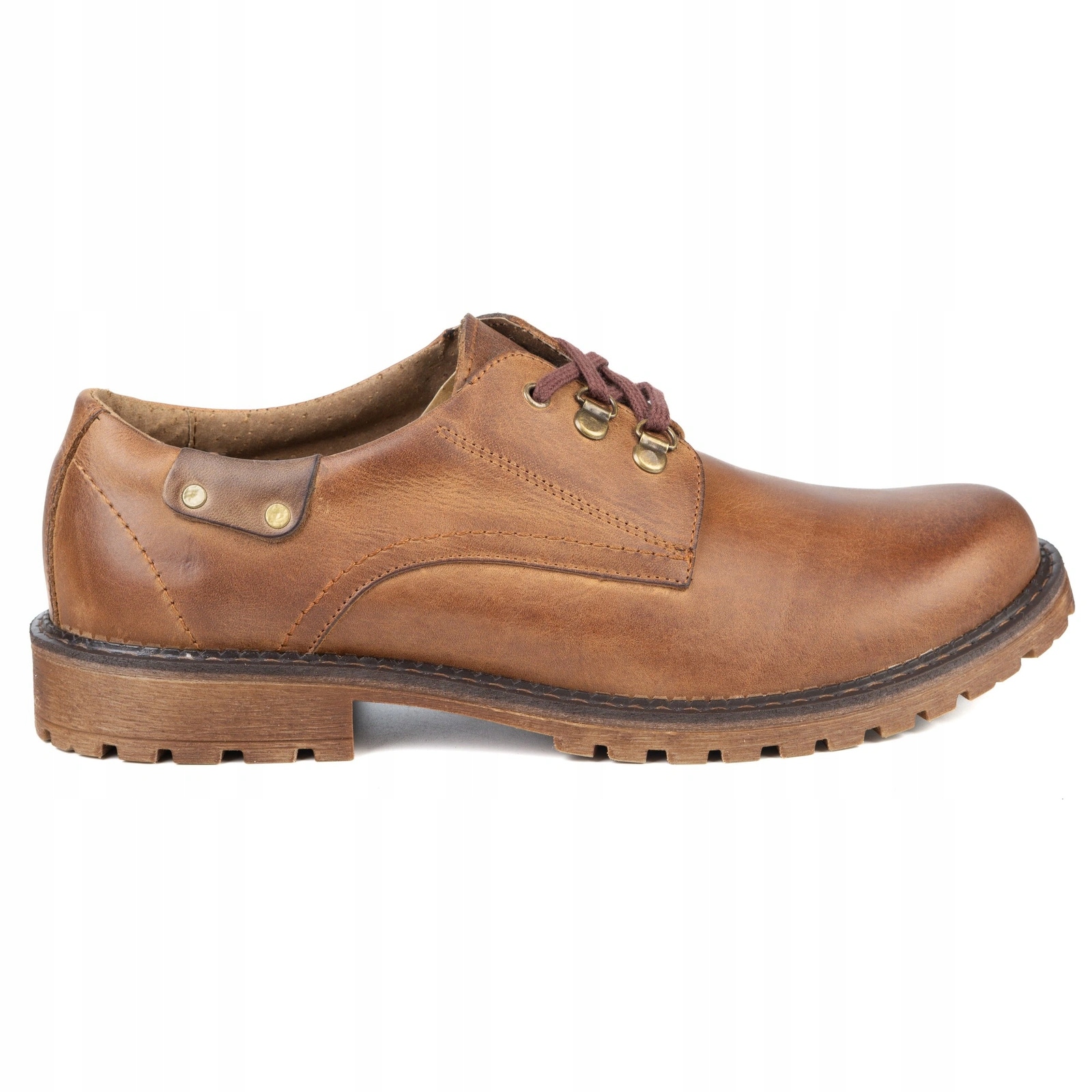 Olivier 193KNT Pánské kožené boty smart casual podrážka traper 43