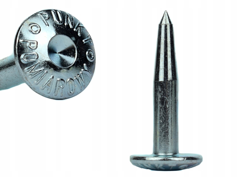 Punkt pomiarowy 55mm Z NAPISEM PUNKT POMIAROWY