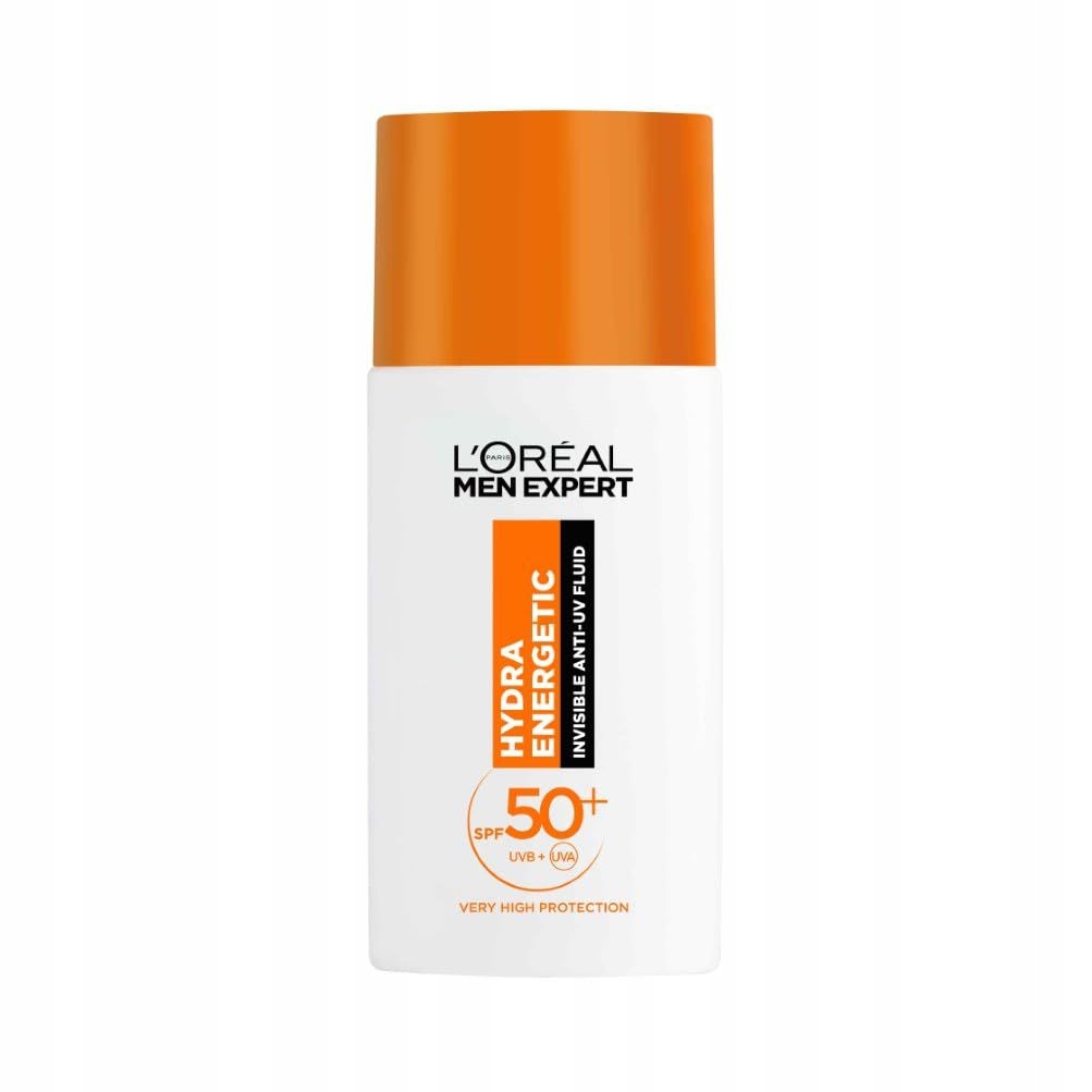 Hydratační Fluid Spf 50+ Men Expert Hydra Energetic Neviditelný Anti-uv Fluid