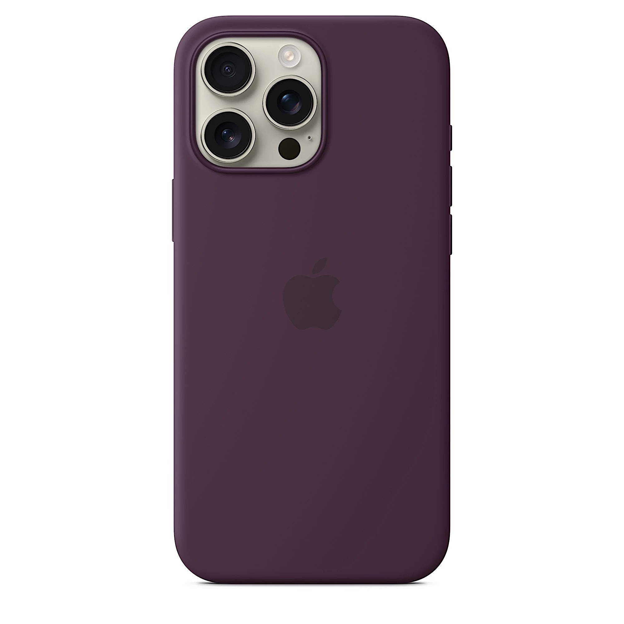 Silikonové pouzdro pro iPhone 16 Pro Max Kryt švestka Case Švestka