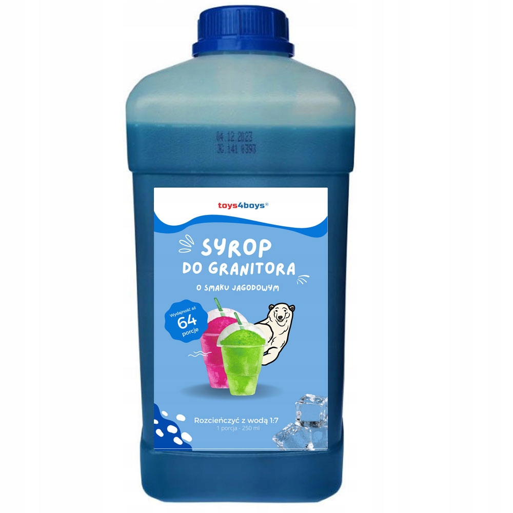 

Syrop Granita Slush Sorbet Koncentrat Smak Jagoda