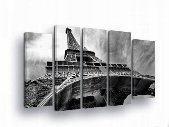 Obraz 150x100 Eiffelova veža Paríž Francúzsko architektúra monochromatický