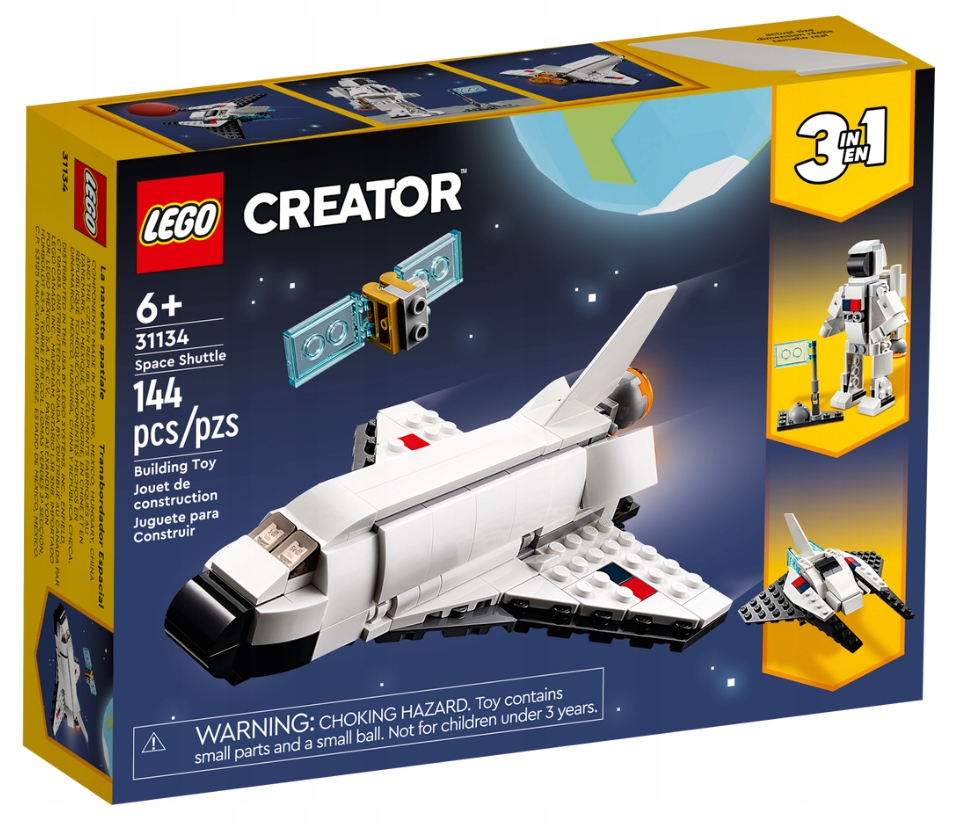 LEGO Creator 31134 Prom Kosmiczny 3w1 Astronauta