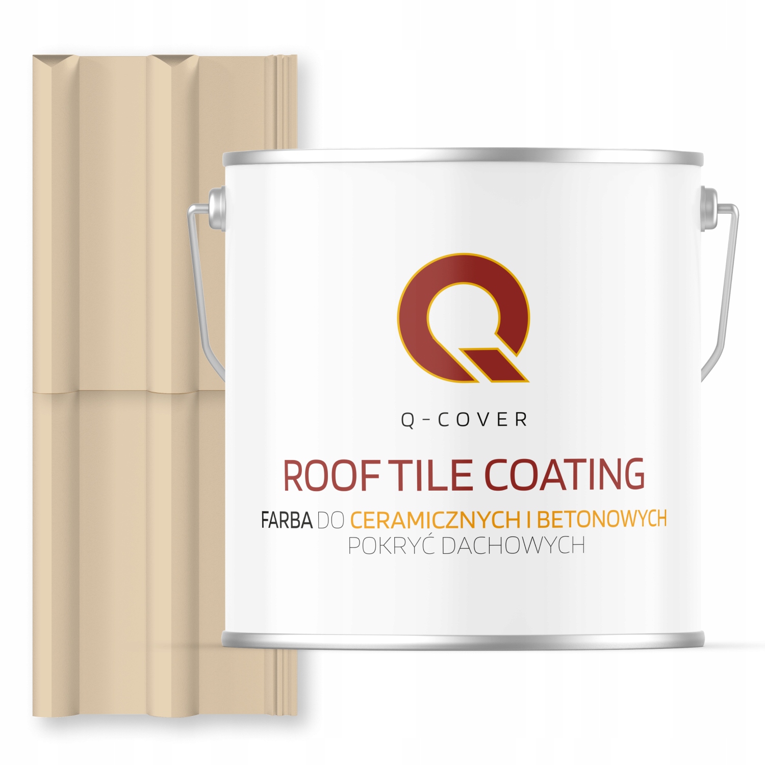 Farba Na Keramické Betónové Strechy Krémovo Béžová Ral 1015 5 L Lesk