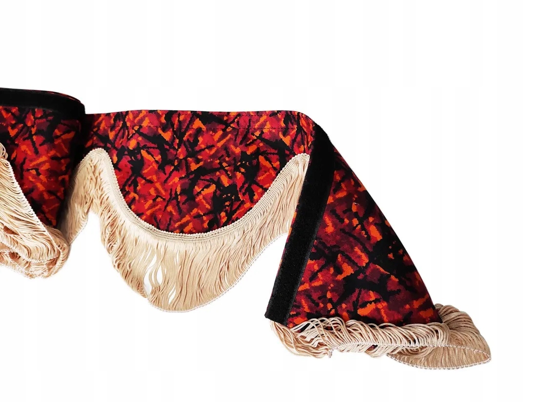 ZASŁONY PLISOWANE DWUWARSTWOWE CZERWONY PLUSZ NADRUK EAN (GTIN) 5904804402129