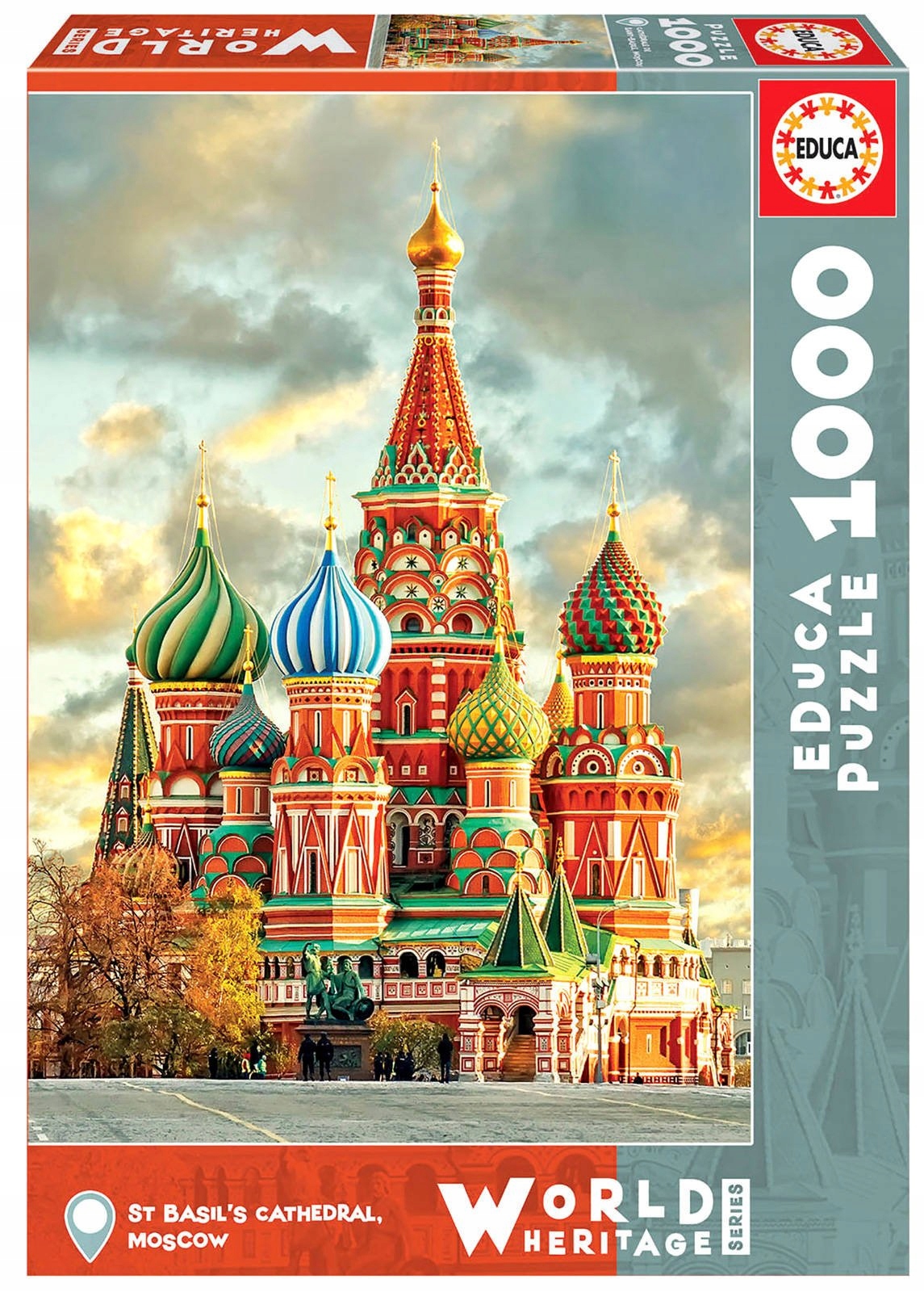 

Educa Puzzle 1000 el Katedra św. Bazylego Moskwa