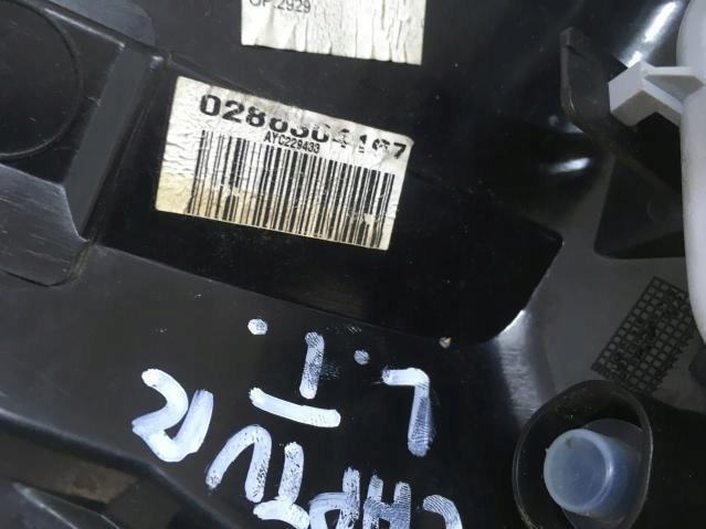light left rear part RENAULT CAPTUR EU 13-18