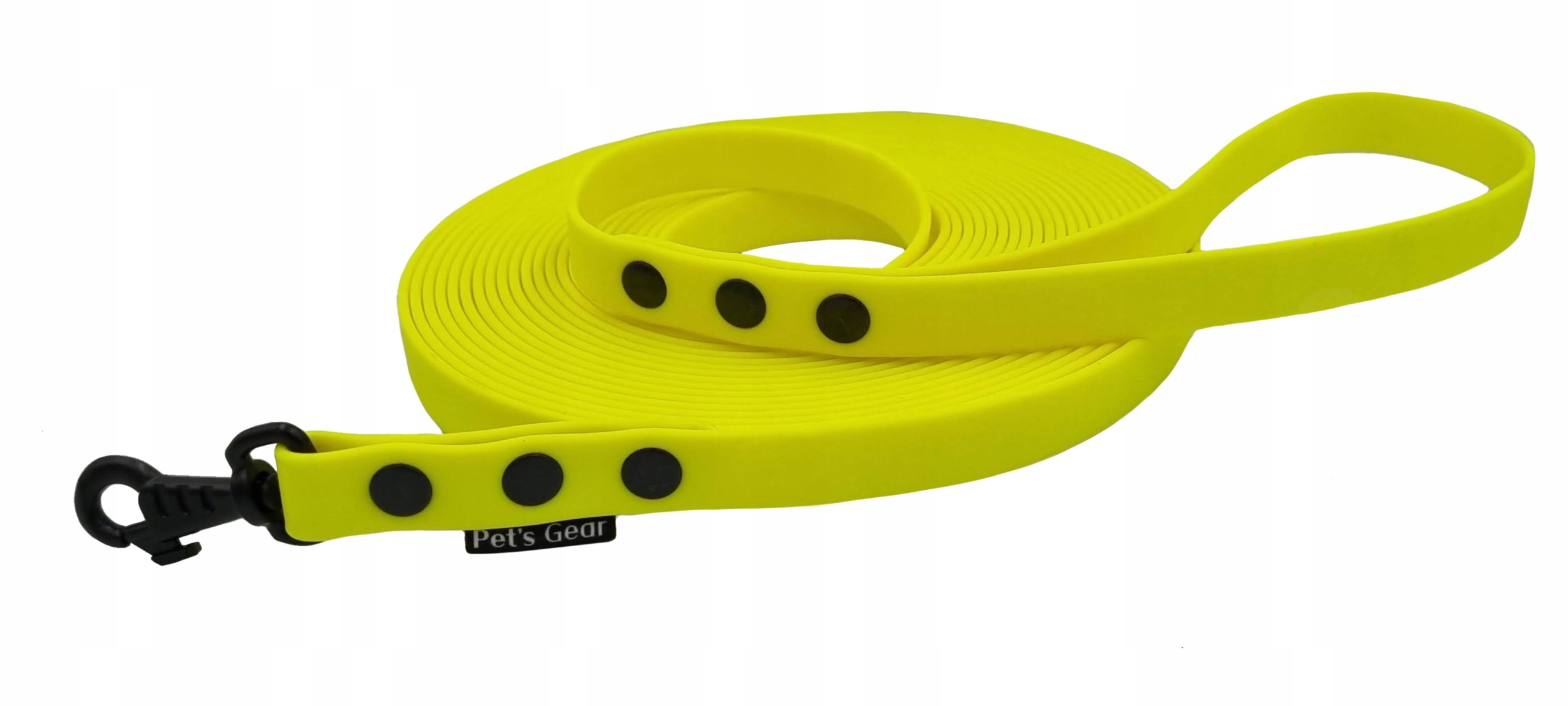 

Linka treningowa Pvc 5 m 16 mm żółta czarne okucia