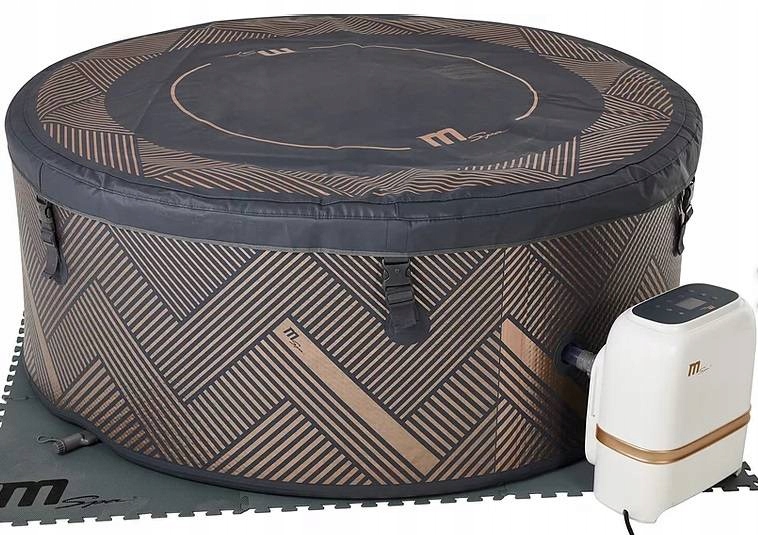 SPA OGRODOWE z HYDROMASAŻEM MONO 6 osobowe Generator OZONU MSP Kolor zewnętrzny brązowy