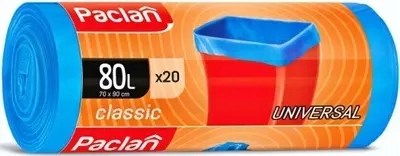 

Worki na śmieci Paclan classic 80l 20 sztuk