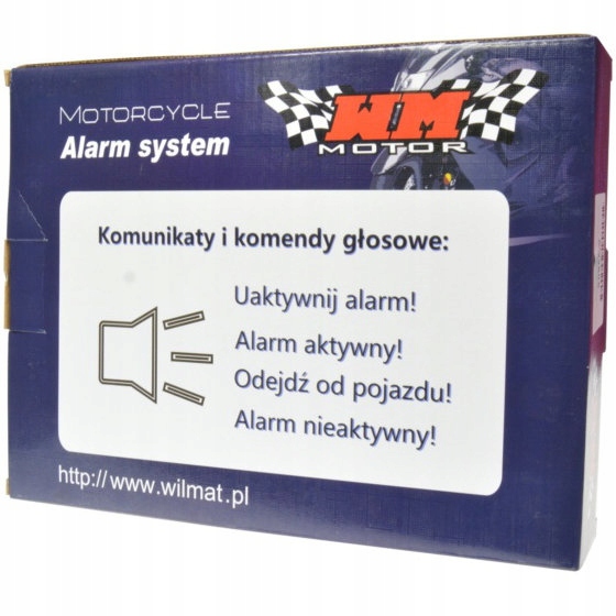 ALARM MOTOCYKLOWY uniwersalny SYRENA ANTYNAPAD 12V Manufacturer catalog number AI22805