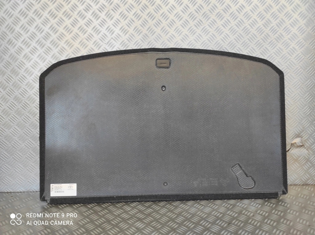 WYKŁADZINA PODŁOGA MATA BAGAŻNIKA TOYOTA YARIS III 3 LIFT 5D 58410-0D050 Materiał welur