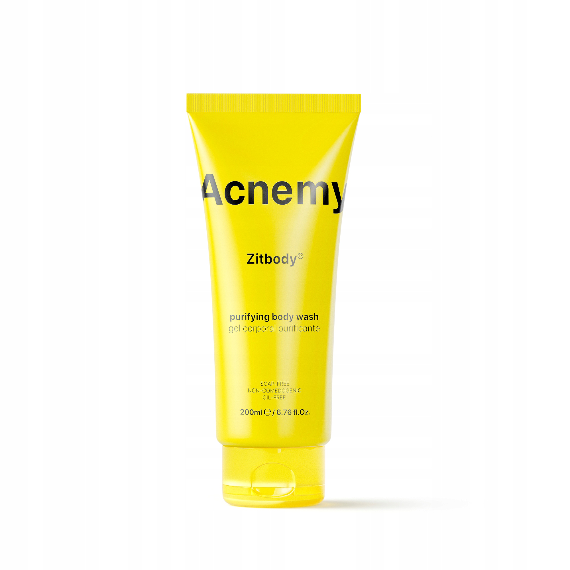 Acnemy Zitbody Čistící gel na mytí těla s Aha a Bha 200 ml