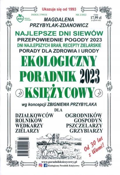 

Ekologiczny Poradnik Księżycowy 2023