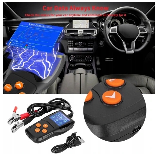 TESTER DO BATERII AKUMULATORÓW 12V Konnwei KW600 Kod producenta Kaweski