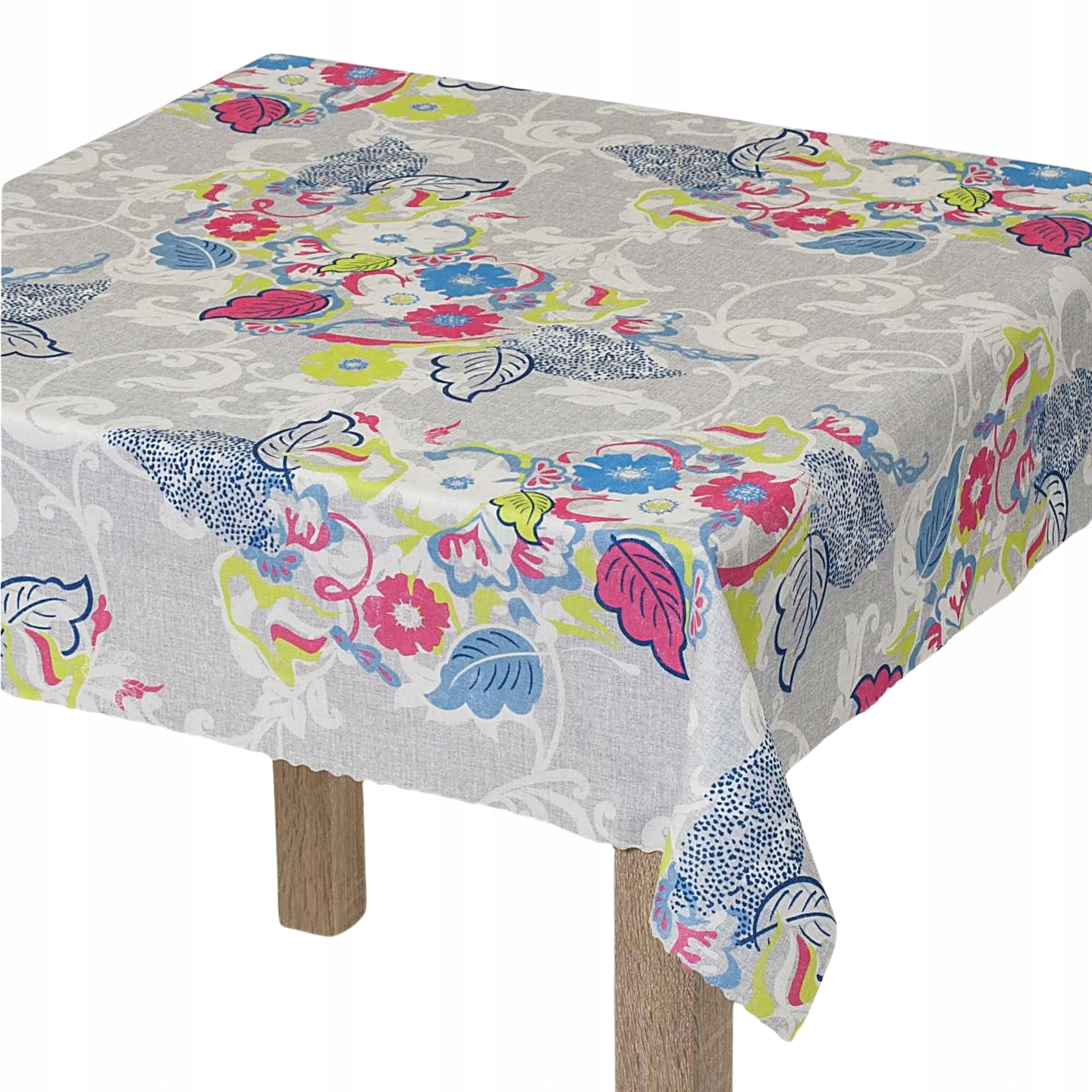 Ubrus odolný proti skvrnám s květinovým motivem Letní fantazie 130 x 450 cm