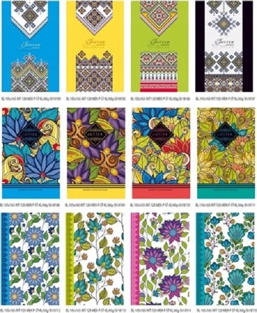 Notatnik ozdobny 105x165/120K Kratka W KRATKĘ