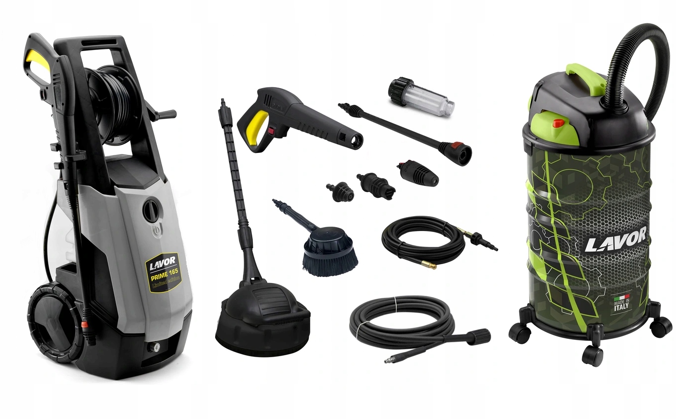 

Zestaw Myjka Ciśnieniowa Lavor Prime 165+ODKURZACZ